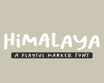 Himalaya font