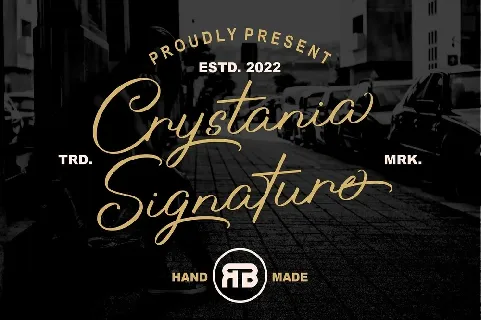 Crystania font