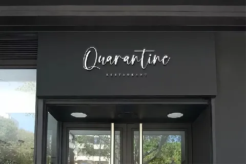 Realistic font