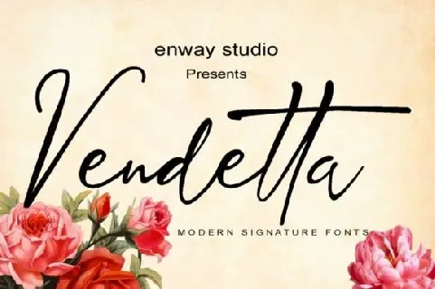 Vendetta font