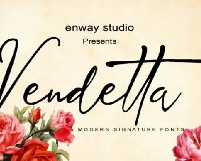 Vendetta font