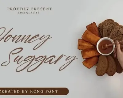 Honney Suggary Script font