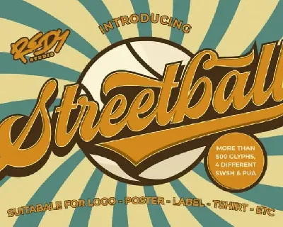 Streetball Vintage font