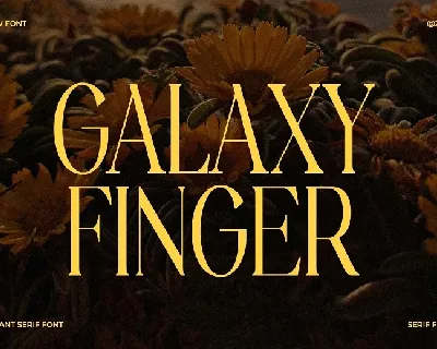 Galaxy Finger font