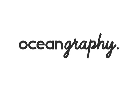 Ocean Graphy Demo font