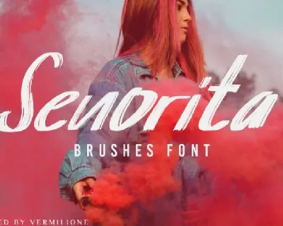 Senorita Brush font