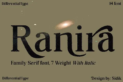 Ranira Family font