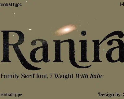 Ranira Family font