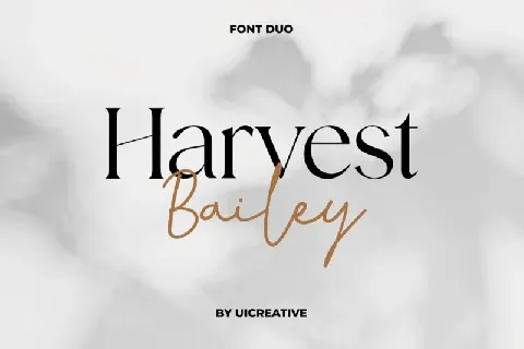 Harvest Bailey Duo font