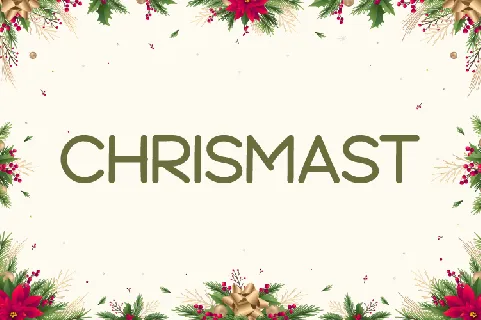 Chrismast font