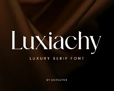 Luxiachy font