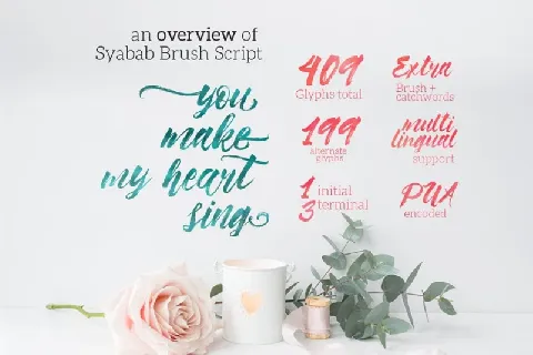 Syabab Brush Script font