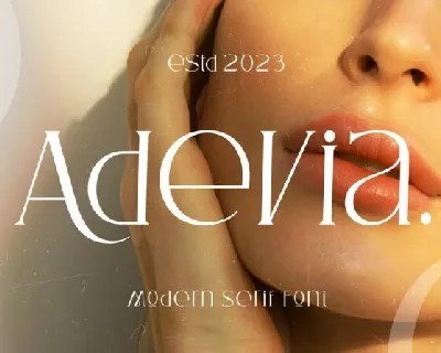 Adevia font