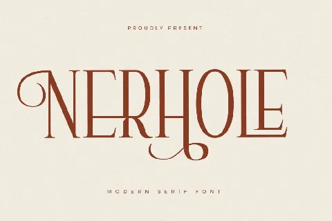 Nerhole DEMO VERSION font