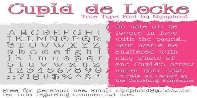 Cupid de Locke font