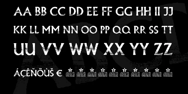 CONFORMITY PERSONAL USE font