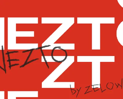 Zt Nezto DEMO font