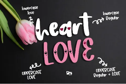 Heart Love Regular font