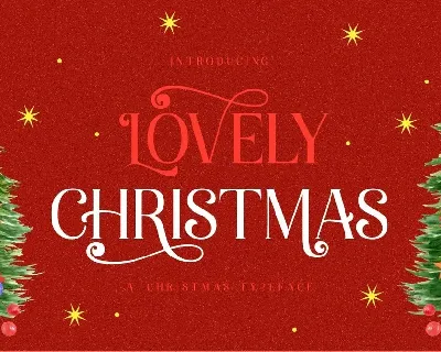 Lovely Christmas font