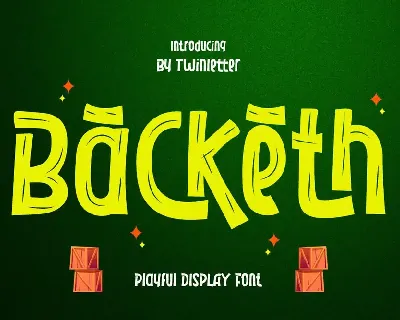 Backeth font