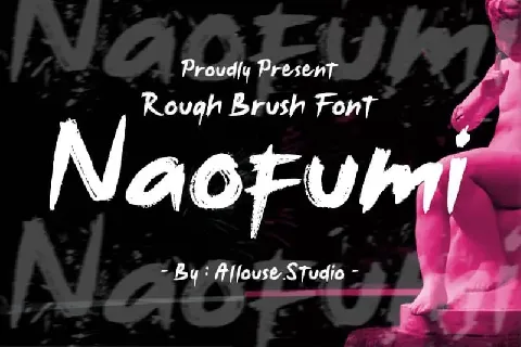 Noufumi Brush font
