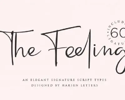 The Feeling Handwritten font