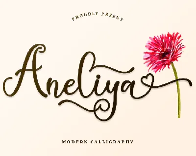 Aneliya - Personal Use font