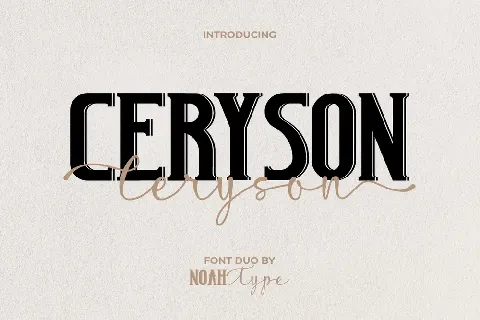 Ceryson Duo font