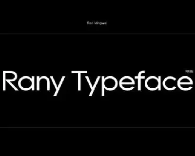 Rany Sans Serif Family font