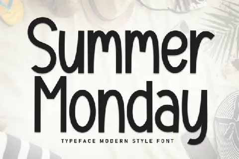 Summer Monday Display font