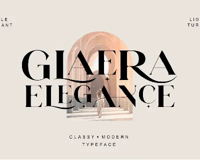 Glaera Elegance font