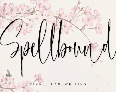 Spellbound - personal use font