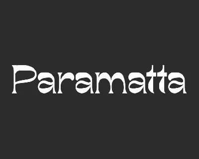 Paramatta Demo font