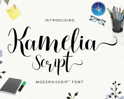 Kamelia Script font