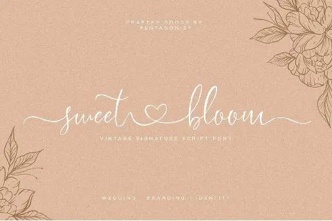 Sweet Bloom font