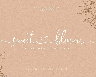 Sweet Bloom font