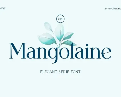 Mangolaine font