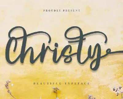 Christy Handwritten font