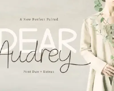 Dear Audrey Duo font