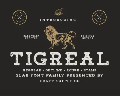 Tigreal Family font
