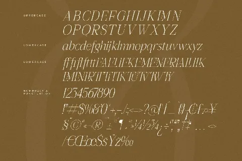 Seraphine DEMO VERSION font