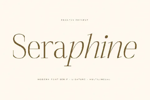 Seraphine DEMO VERSION font