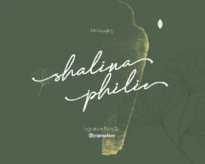 Shalina Philie font