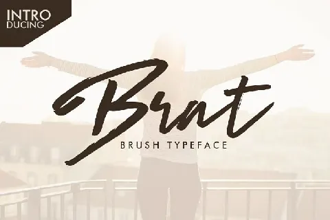 Brat Brush font