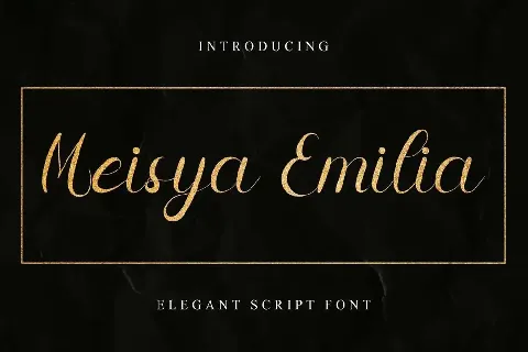 Meisya Emilia Demo font