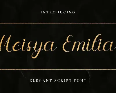 Meisya Emilia Demo font