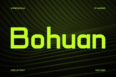 Bohuan font
