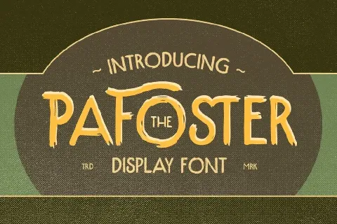 The Pafoster font