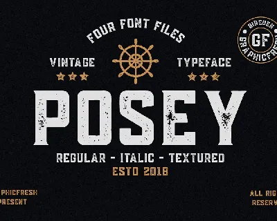 Posey font