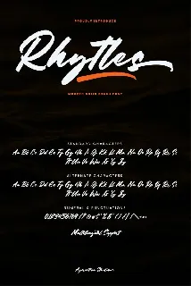 Rhytles font